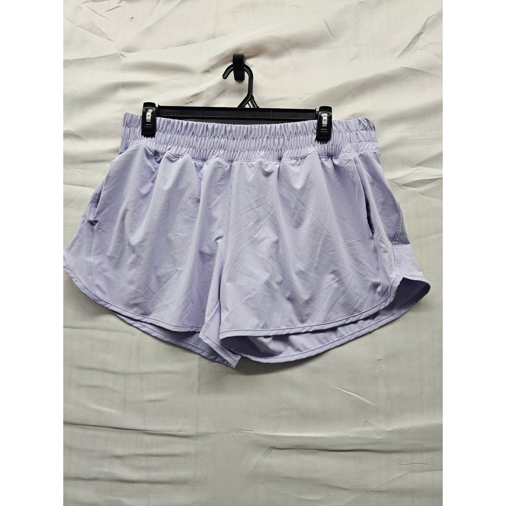 Member's Mark Womens Motion Shorts Purple Polyester Blend Athletic Size XXL